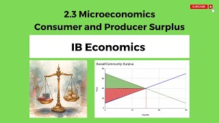 2.3 - Consumer and Producer Surplus - IB Economics