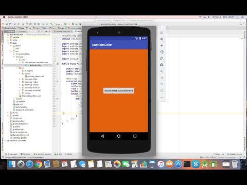 Create a Random Color Generator App with Android Studio