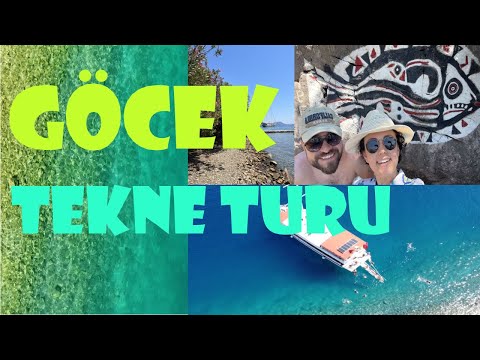 Göcek Tekne Turu Vlog 2022 4K | Yassıca Adaları - Akvaryum Koyu - Bedri Rahmi Koyu - Büyük Ova Koyu