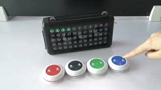 K 50+ button  wireless calling system