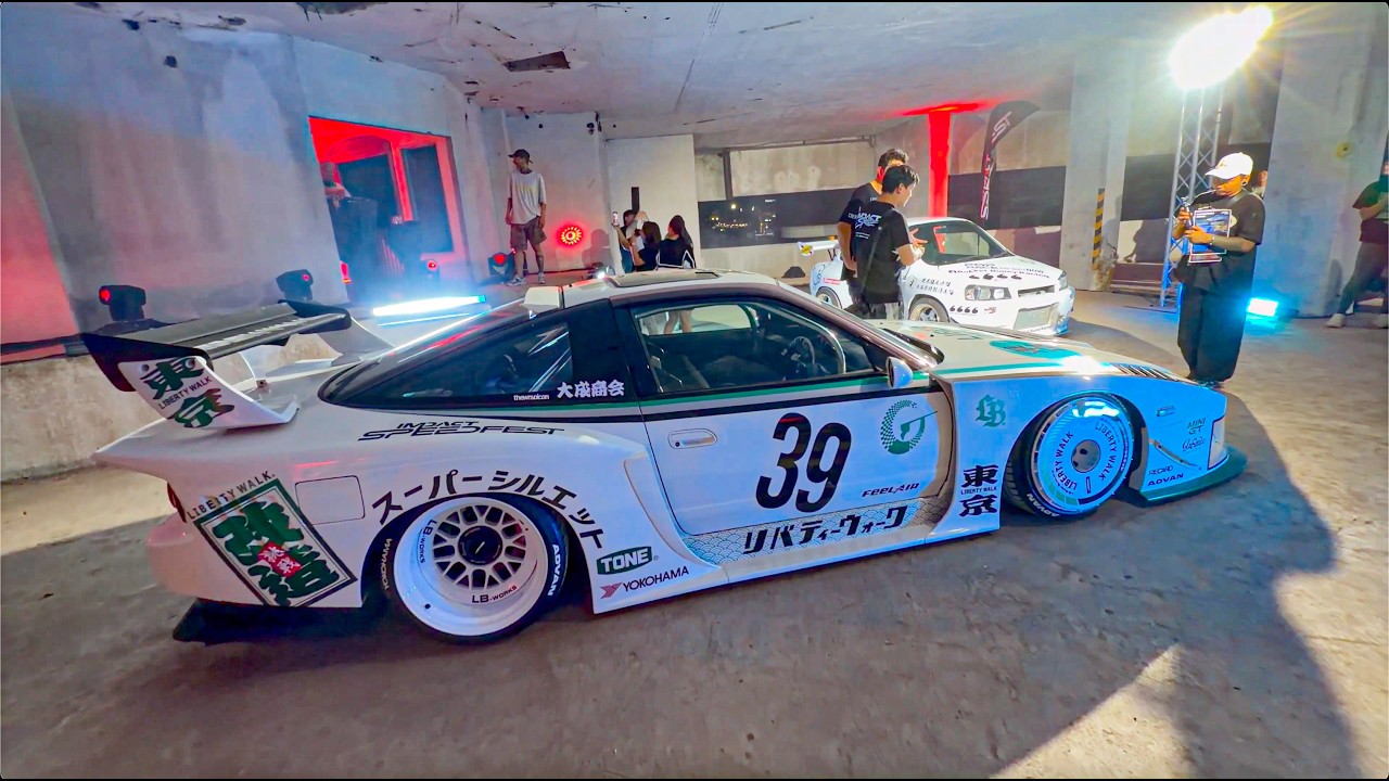 The Wildest Nissan 180SX Ever? Liberty Walk LB Silhouette 🔥 - YouTube