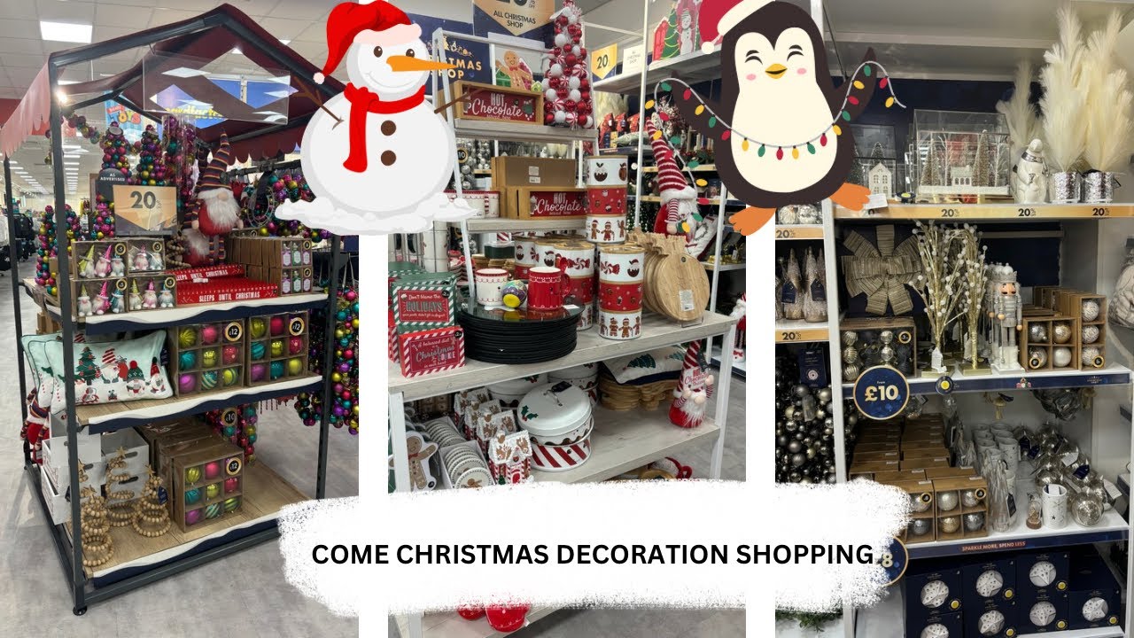 VLOGMAS 2024 | EPISODE THREE | COME DECORATION SHOPPING WITH ME | ELISHA HODGSON 🎁🎄