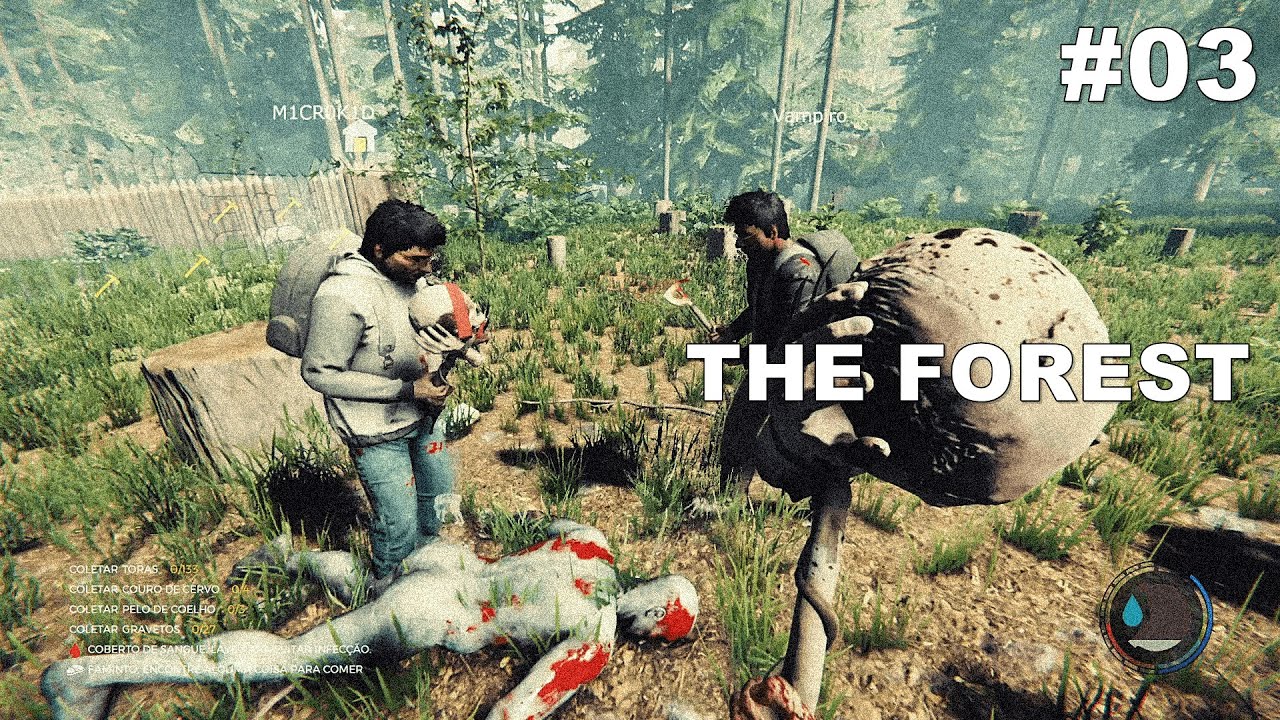 JOGANDO THE FOREST COM OS AMIGOS #3