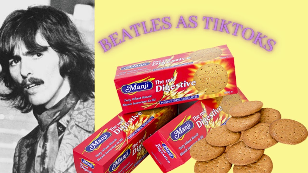 The Beatles as tik toks that stole George's biscuits