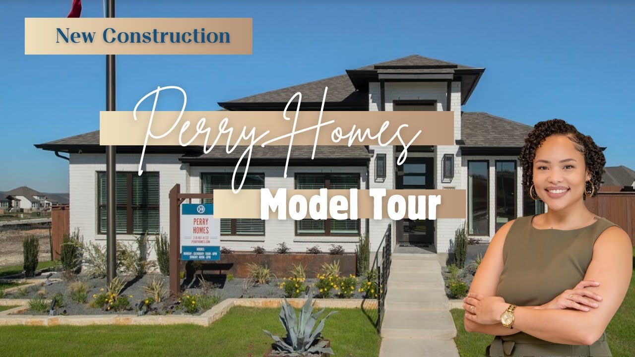 Perry Homes New Construction Model Tour, Schertz, Tx