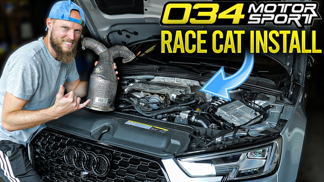 Installing DOWNPIPE on my B9 Audi S4! *LOUDER & FASTER*