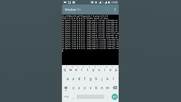How to use Terminal Emulator for see ping of ur network
