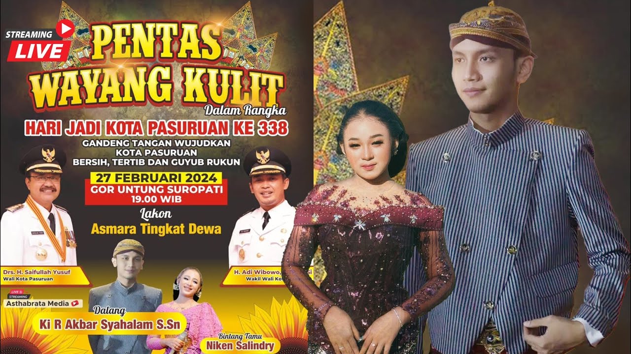#LIVE WAYANG KULIT KI AKBAR SYAHALAM FT NIKEN SALINDRY GOR PASURUAN