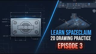 ANSYS SpaceClaim 2D Drawing: Offset Geometry & Precision Circles Tutorial