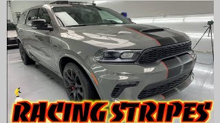 RACING STRIPES ON DODGE DURANGO!