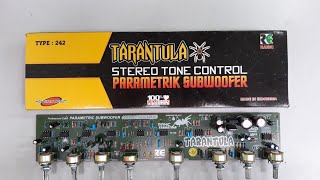 tes kit Tone control parametrik subwoofer (tarantula)