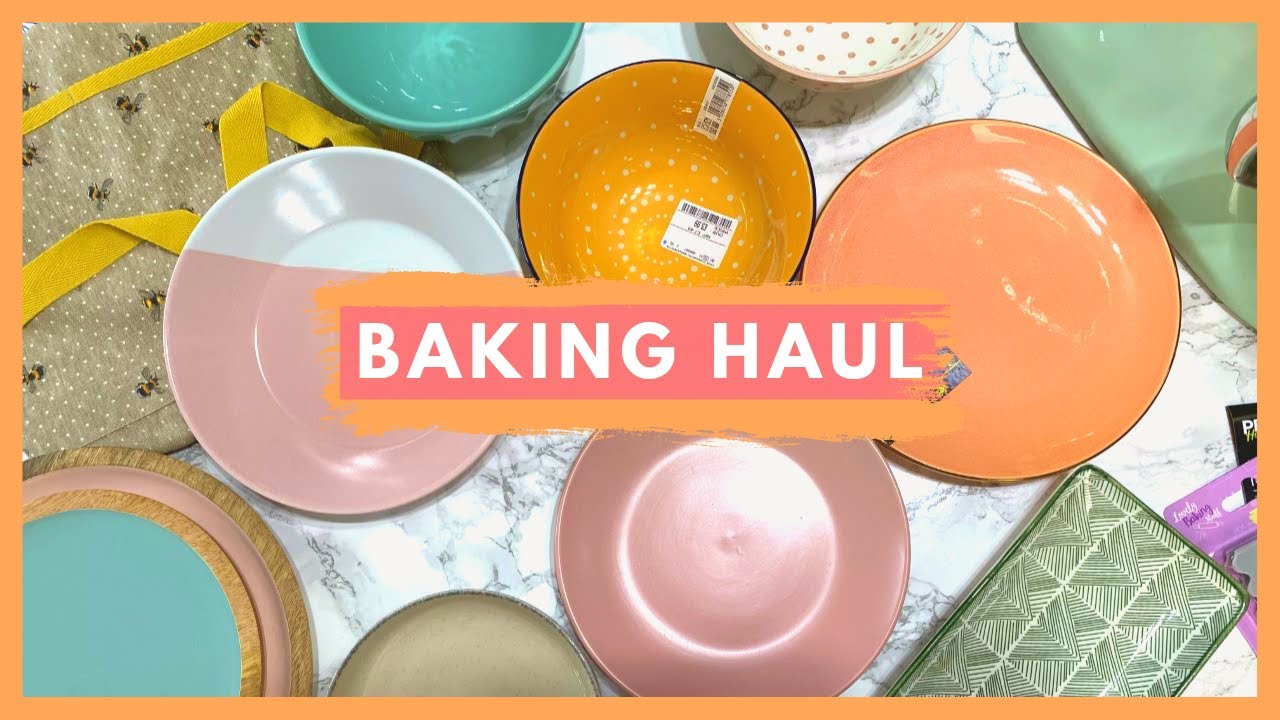I went shopping! BAKING HAUL Dunelm, TK Maxx, JYSK & Poundland YouTube