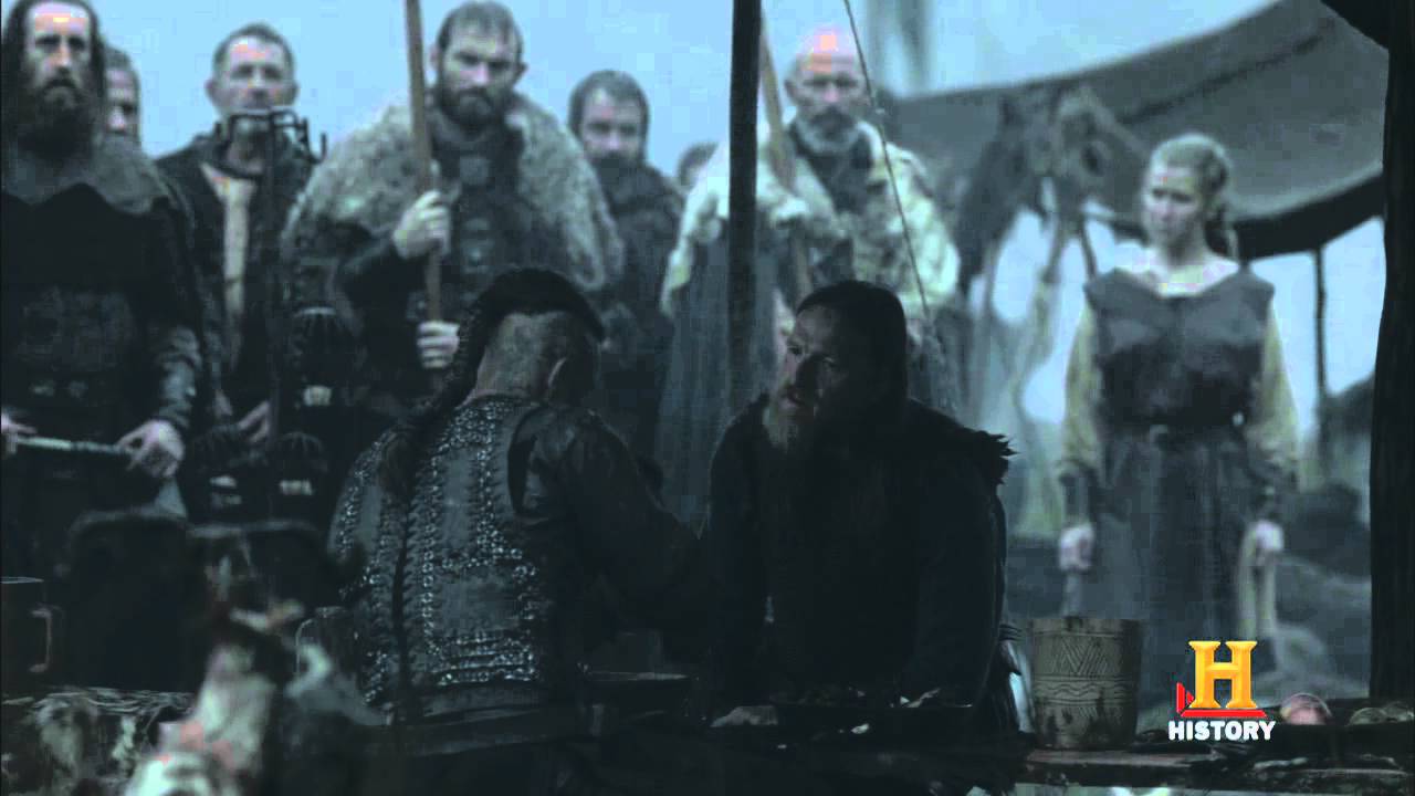 HISTORY'S VIKINGS Season 2 Episode 8 Clip. RAGNAR &amp; KING HORIK FRICTION