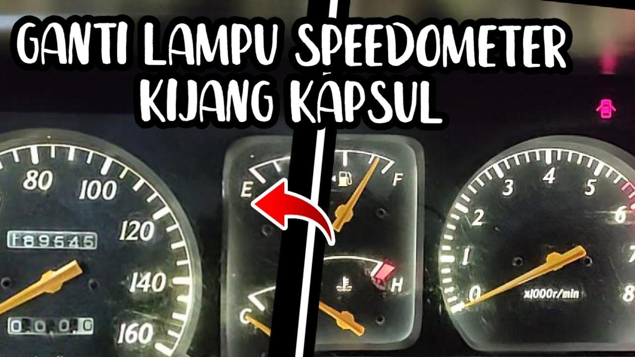 GANTI WARNA LAMPU SPEEDOMETER KIJANG KAPSUL FULL LED
