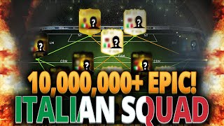 EPIC 10,000,000+ COINS ITALIAN SQUAD FIFA 15 ULTIMATE TEAM
