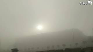 Sultanbeylide Yoğun Sis Etkili Oldu
