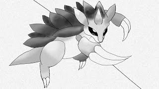 drawing Sandslash pokemon # 028 [speed painting]