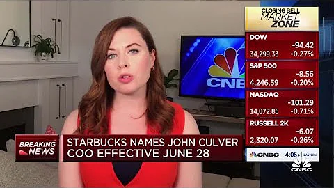 Starbucks names John Culver COO, effective June 28