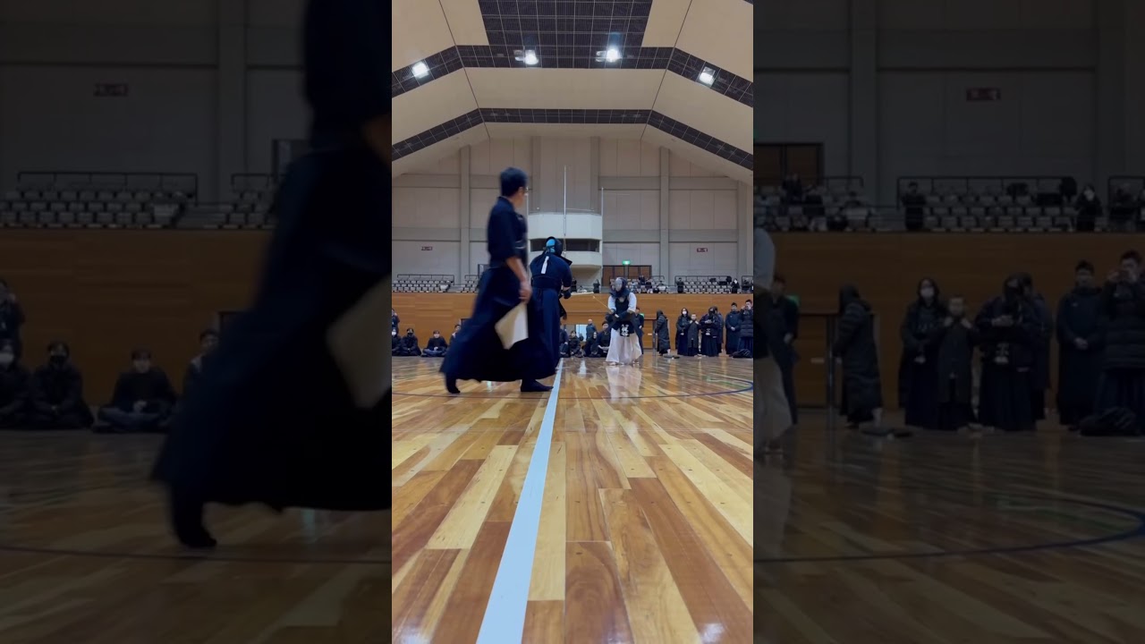 1対1の場面からの予測技。決めきれず悔しい...まだまだ修行不足。#kendo #剣道 #梶谷彪雅 #剣道部 #剣道男子