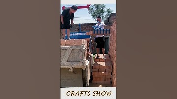 Bulk brick unloading tool #goodtools #smartwork #short #goviral