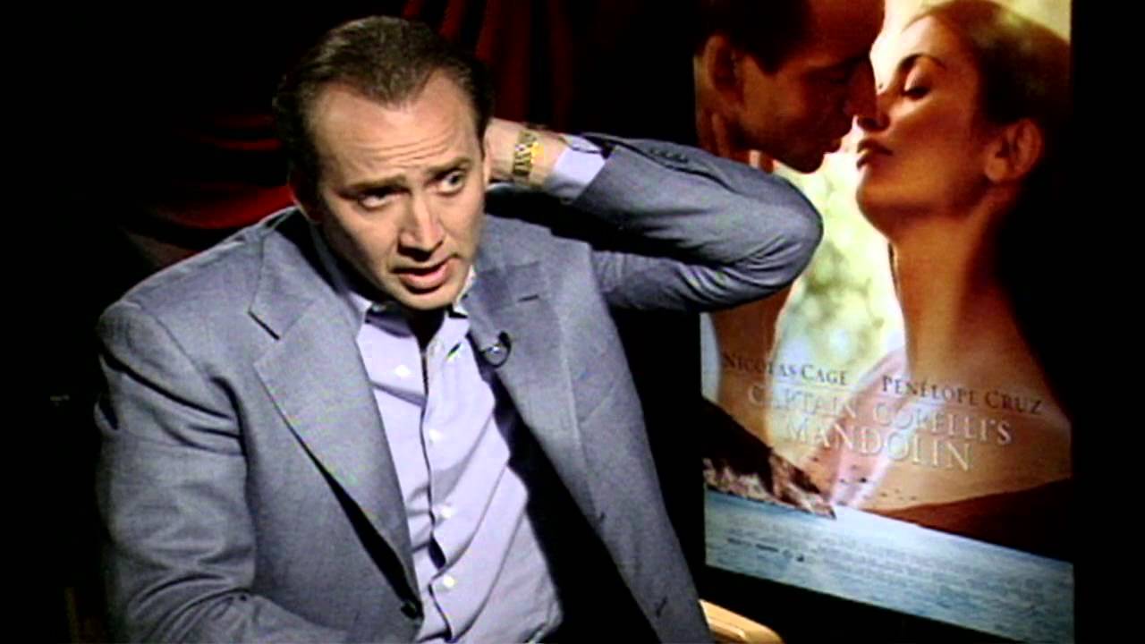 Captain Corelli's Mandolin Nicolas Cage Interview ScreenSlam YouTube