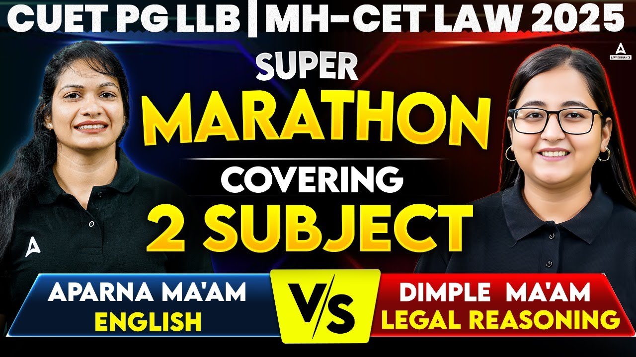 English Language VS Legal Reasoning Super Marathon For CUET PG LLB ...