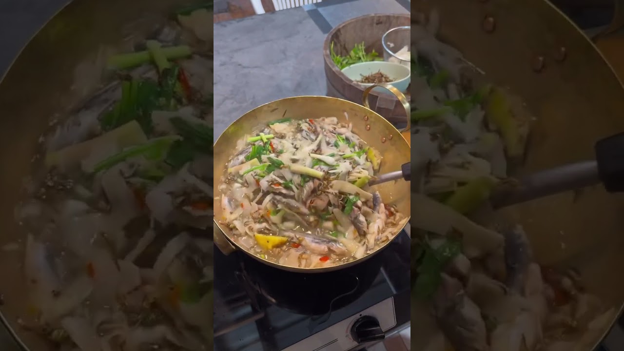 เคล็ดลับการ แกงปลาแขยงใส่หน่อไม้ส้ม ที่ปรุงแค่เกลือแค่โคตรอร่อย#กะปอม #เชฟกะปอม#อาหารอีสาน#Chefkapom