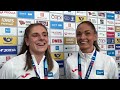 Lada Vondrová a Tereza Petržilková po příletu z HME 2025