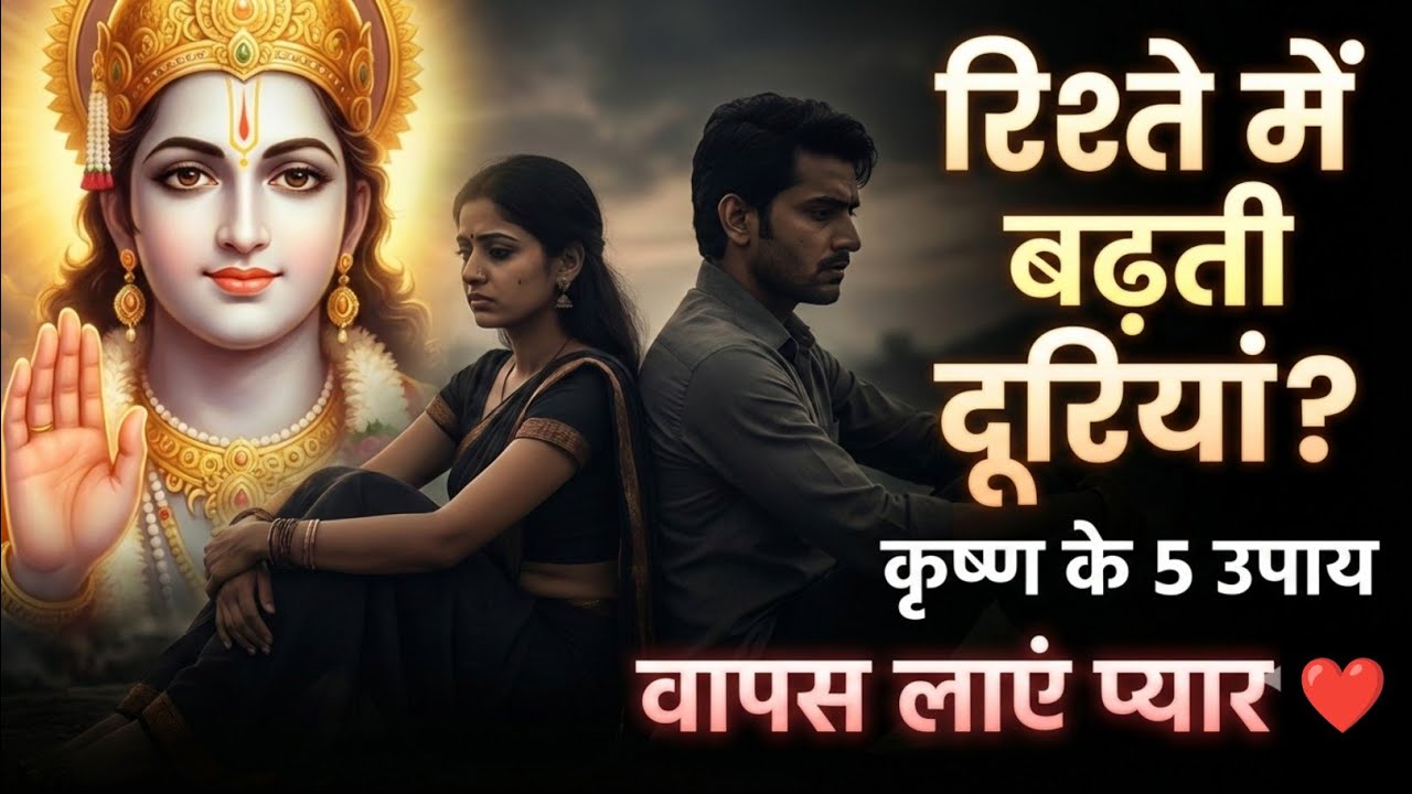 रिश्ता टूटने से पहले सुन लो कृष्ण की ये बात | प्यार और भरोसा लौटाने के 5 असरदार उपाय |