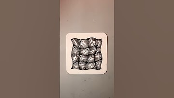 Zentangle Patterns Doodle Ideas Tutorial #art #drawing #shorts #inspiration #motivation #shortvideo