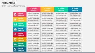 4x8 Matrix Animated Presentation Slides