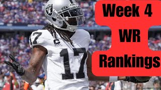 Week 4 Wide Receiver Rankings Fantasy Football 2023