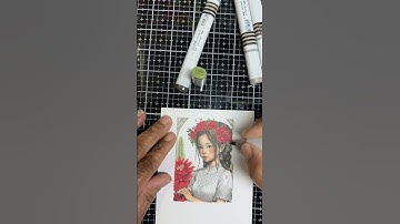 Copic Time Laspe Video. #copiccoloring #copic #coloring #copicart #timelapse #blackgirlmagic