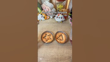 Diy Squid Game dalgona squishy 🦑✨ #squidgame2 #squishy #papersquishy #crafts #오징어게임 #cute