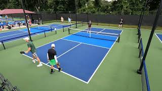 Newnan Pickleball  / 8-13-2022 / Brian Noble/Jason Cartenuto vs Jim Rogers/Chase Mason (partial)