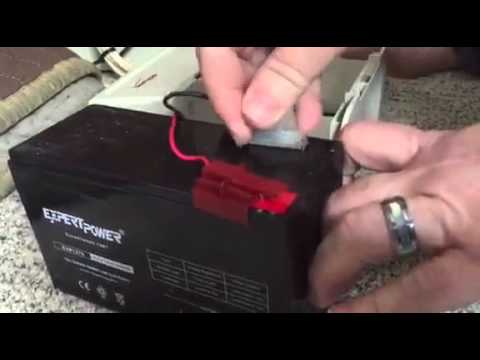 ExpertPower 12V 7 Amp EXP1270 Rechargeable Lead Acid Battery - YouTube