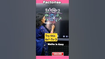 Factorisation Short Trick 🔥 Maths Hack | Vedic Maths Trick #ytshorts #shorts #easy #viralmaths