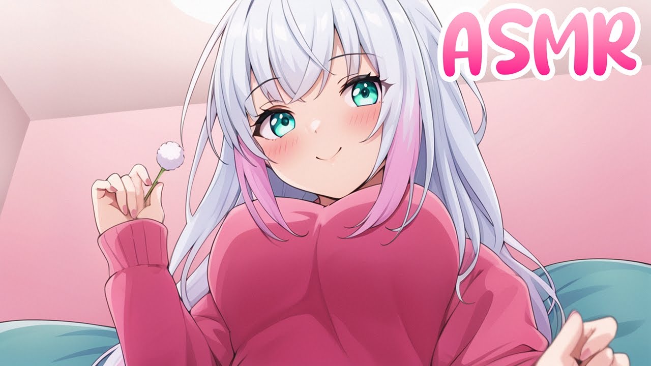 ASMR Sleep on my lap 😳❤ (lap pillow, headpats, whispers...)