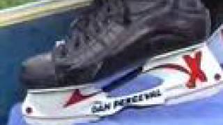 Grinding on ice skates - Xtreme Ice Skating