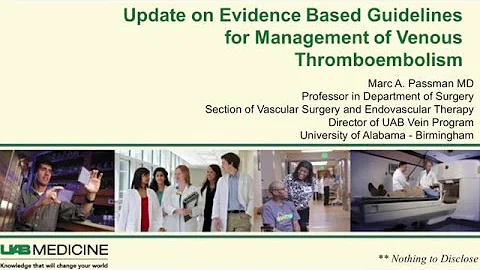 Update on Evidence Based Guidelines for Management of Venous Thromboembolism - DayDayNews