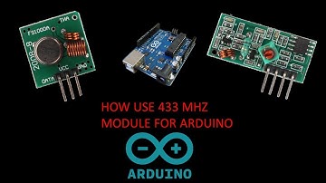 How use 433 MHZ MODULE For Arduino Uno and nano-TUTORIAL