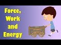 Force work and energy  aumsum kids science education children