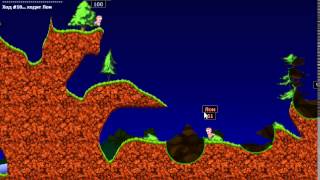 игра Вормэйдж Червячки приложение в контакте screenshot 2