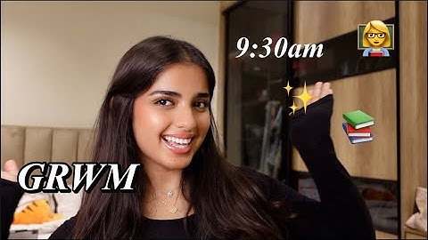 تجهزوا معاي للجامعه!!📚📚💅🏽**GRWM**