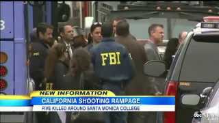 California shooting rampage: 7 killed around santa monica collage