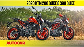 2020 KTM 200 Duke & 390 Duke BS6 Review | First Track Ride | Autocar India