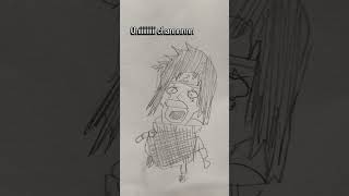 Never touch my little brother 👊🏻 Itach balpen drawing #fpy #itachi #naruto #sasuke