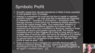 Week 4 Pierre Bourdieu Specificity of the Scientific Field