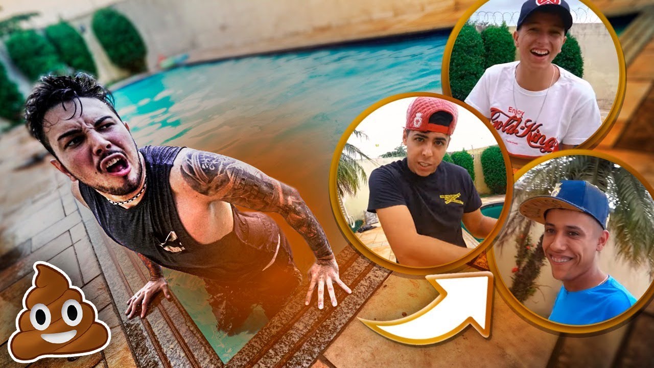 TROLLAGEM - FIZ COCO NA PISCINA DE CASA !!