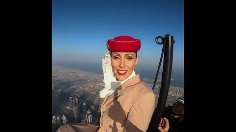 Fly Emirates ad on Burj Khalifa | BTS | |behind the scenes | #burjkhalifa #bts